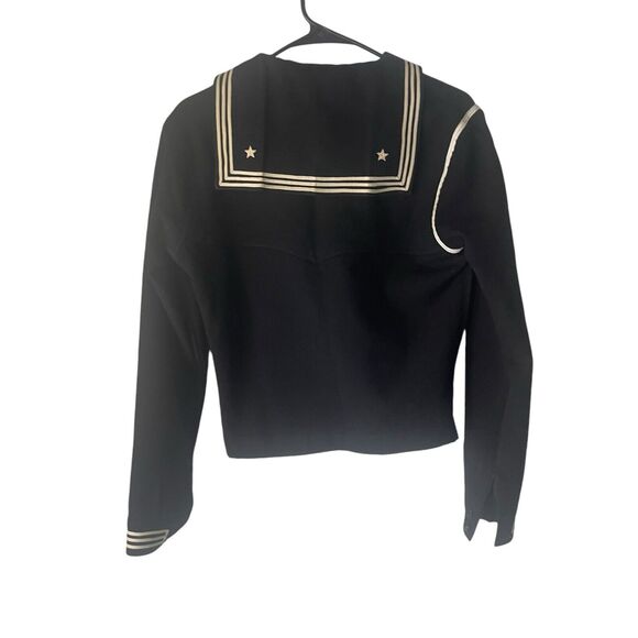 Vintage Men's Size 34 Navy‎ Miitary 1950's Hat & Coat - Picture 6 of 10